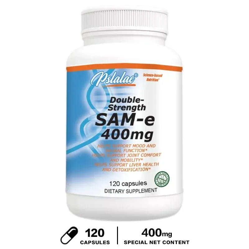 Sam-E 400mg Joint Supplement - Supports Joint Health Brain Function Improves Mood Boosts Energy Levels Relieves Stress