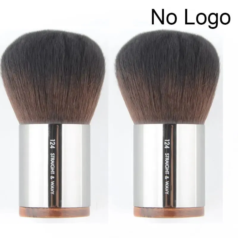 1 kus #112 Přenosný úhlový plochý štětec na make-up Přírodní dřevo Leštící podkladový kryt Profesionální štětce na make-up — image 10