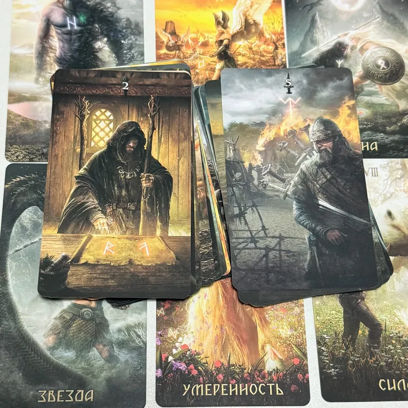 Runic Tarot Cards Russian Version 80 Cards Board Game — image 4