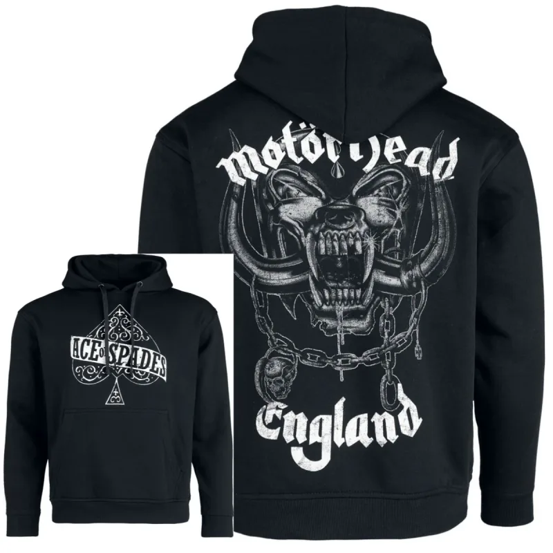 Y2k Motörhead Hoodies Band Print Hoodie Retro Style Hoodie Men and Women Can Wear Autumn and Winter Hoodie