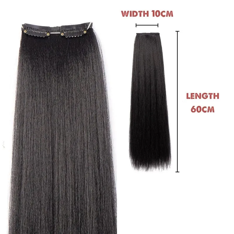 Hanfu wig piece corn whisker hairstyle one piece hair extension non knotted long straight hair piece antique hairstyle for women