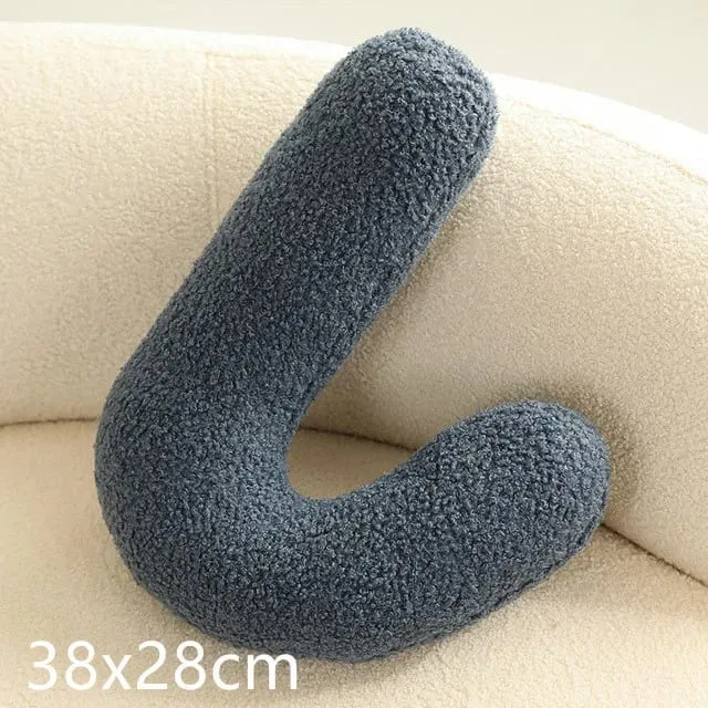 New Nordic Ball Solid Color Cushion Stuffed Flower Plush Pillow for Sofa Waist Office Cushion Kid Toy Gifts Home Decoration
