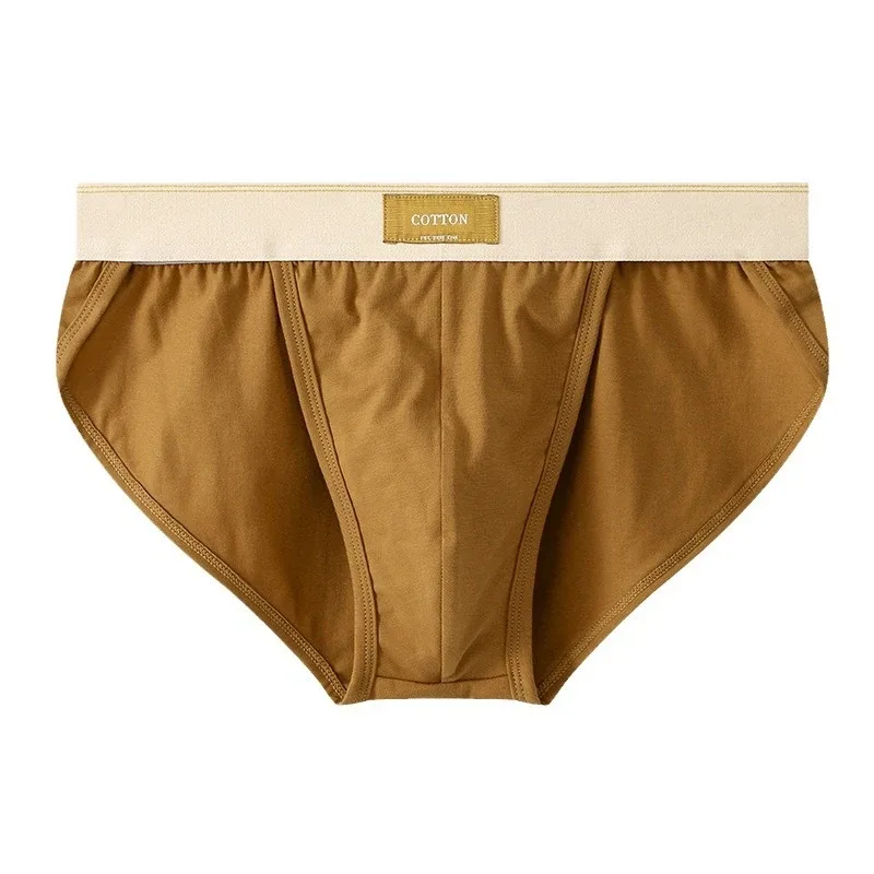 Men underwear cotton loose ropa interior hombre simple lingerie solid color calcinha Plus size sexy panties new boxers & briefs — image 9