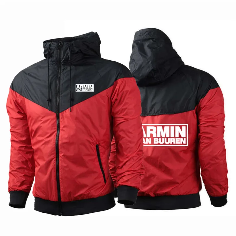 Armin Van Buuren The five-color windproof jacket for men is suitable for work in spring and autumn hoodies jacket