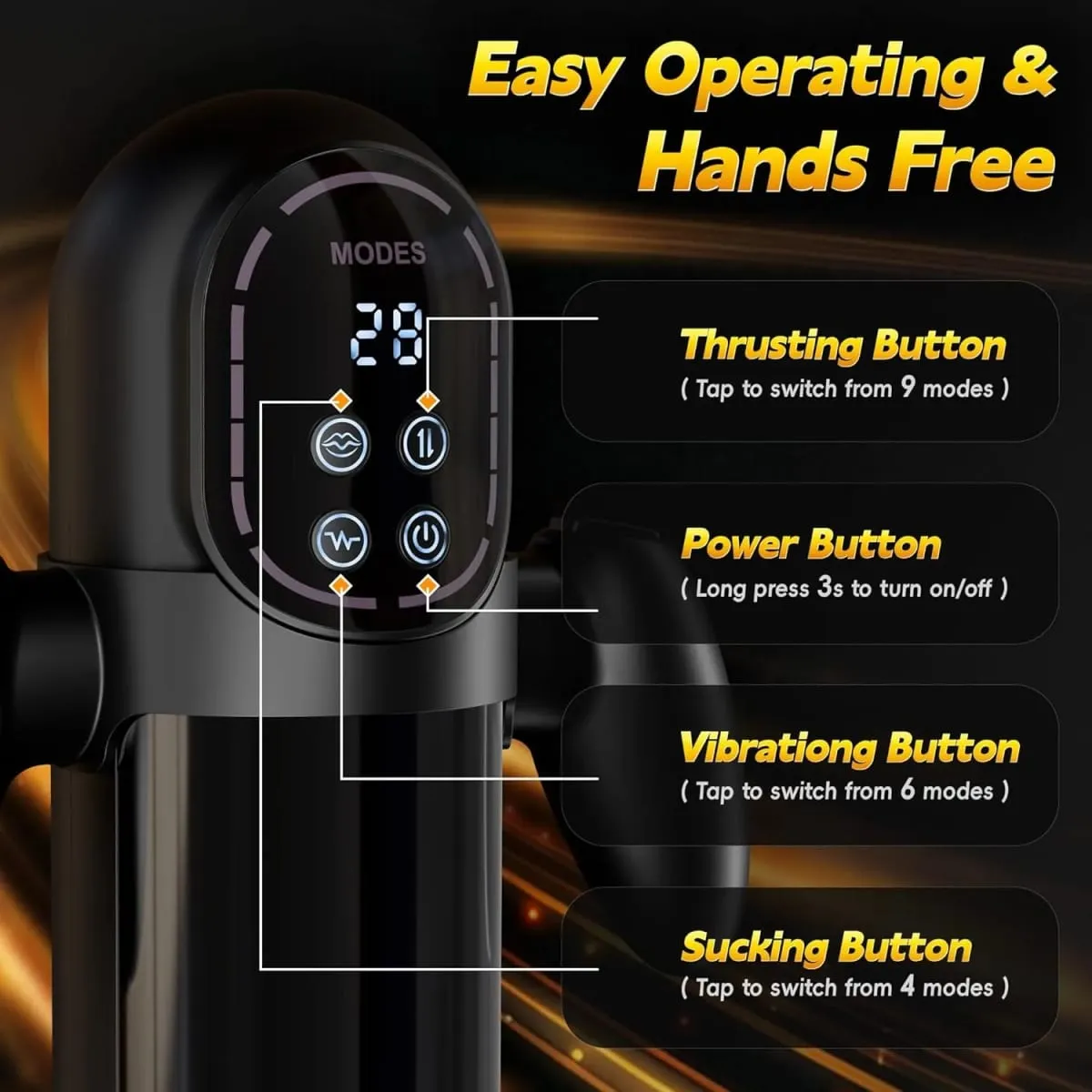 Automatic Male Masturbators Masturbation Cup Powerful Vacuum Sucking Blowjob High Speed Thrusting for Men Sex Machine Sex Toys — image 6