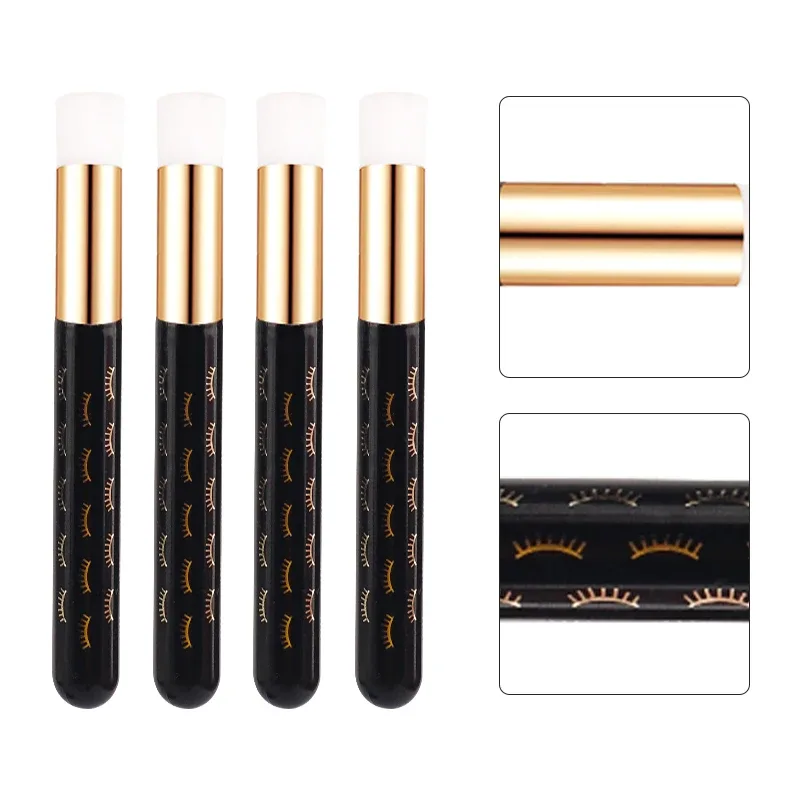5pcs Eyelash Clean Brush Lash Shampoo Comb Hollow Eyelash Extensions Brush Peel Off Nose Pore Blackhead Remover Makeup Brushes