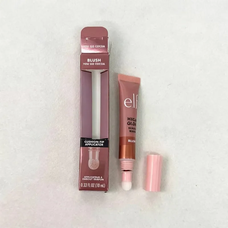 ELF Lip Gloss Natural Shine&Blush Liquid Waterproof and Sweat-Resistant Easy to Smudge Lightweight and Long-Lasting Makeup