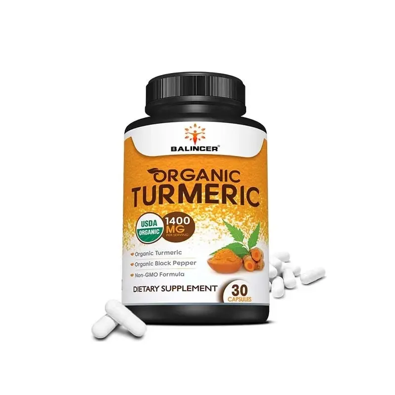 Organic Turmeric with Black Pepper Extract Supports Joint Health Antioxidant Benefits and Promotes Nutrient Absorption