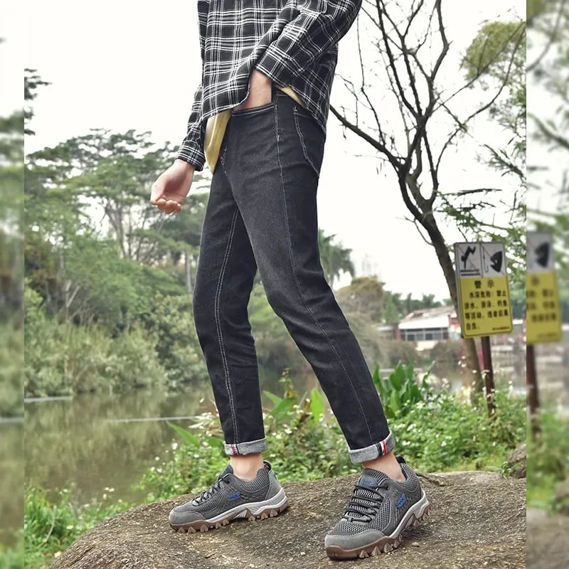Casual Shoes for Men Shoes summer breathable mesh Design Sneakers Man Shoes Men Moccasins Driving shoes men big size 48 49 50 51 — image 6