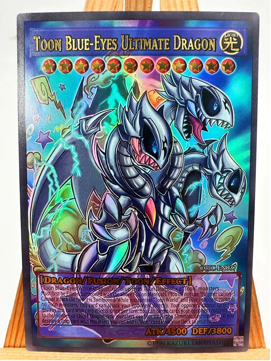 18pcse/set Blue Eyes Ultimate Dragon Yu Gi Oh English Toys Hobbies Hobby Collectibles Game Collection Anime Cards — image 4