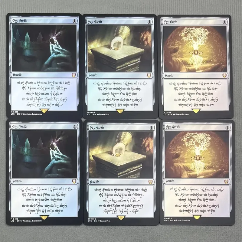 TCG Proxy Cards Deck Borad Games Single Hologram Black Lotus Power9 Dual Lands The One Ring — image 4