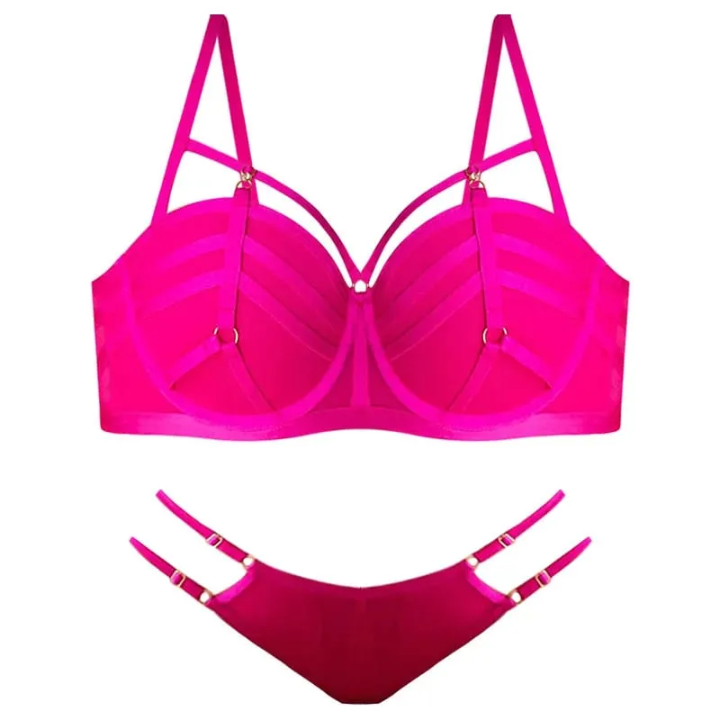 Women Sexy Round Manga Breast Bra Thick Cup Push Up Gather Bra Side Support Anti Sagging Plus Size Lingerie Underwear