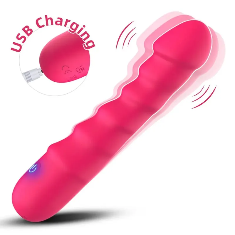 20 režimů Vibrátor Měkké silikonové dildo Realistický penis Silný motor Bod G Klitorální stimulátor Ženský masturbátor Sexuální hračky pro dospělé