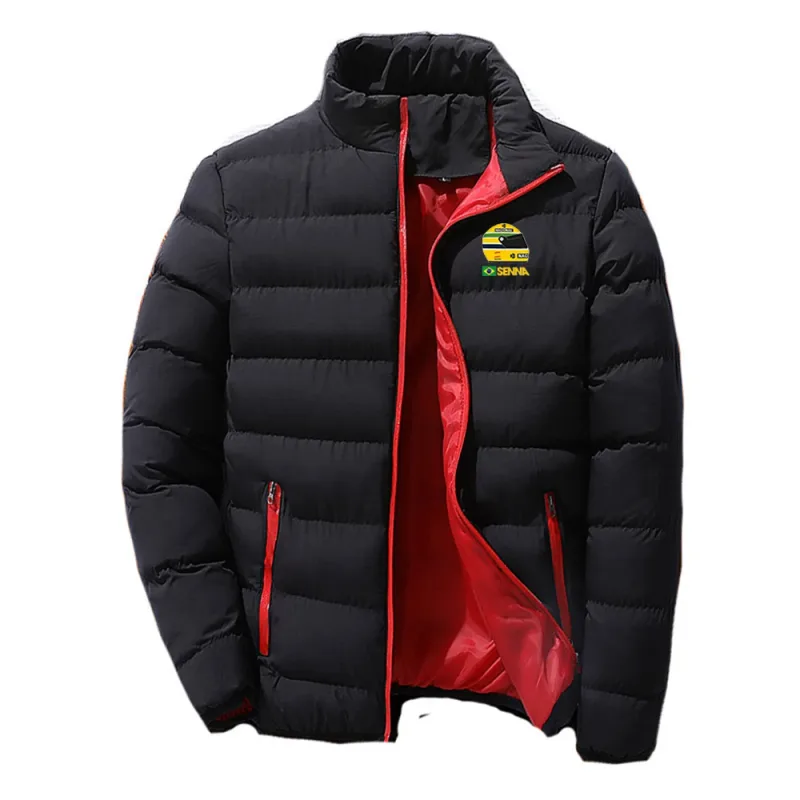 Ayrton Senna 2024 hommes nouveau automne et hiver impression chaud de haute qualité loisirs confort quatre couleurs coton veste haut à capuche