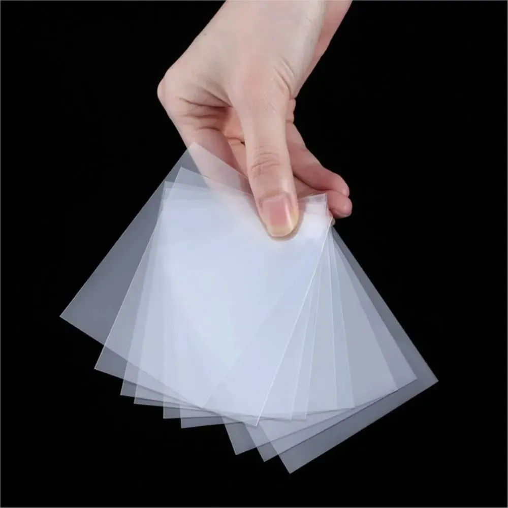 500 Counts Clear Penny Card Sleeves Plast Mjuka Trading Card Protectors för standard Pokemon MTG Baseball Sports Game Card — image 4