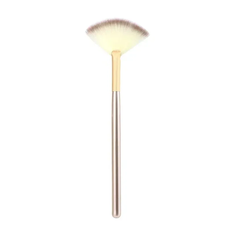 5pcs Fan Brushes Facial Brushes Soft Makeup Brush Cosmetic Applicator Tools Wooden Handle and Soft Fiber for Glycolic Peel Mask
