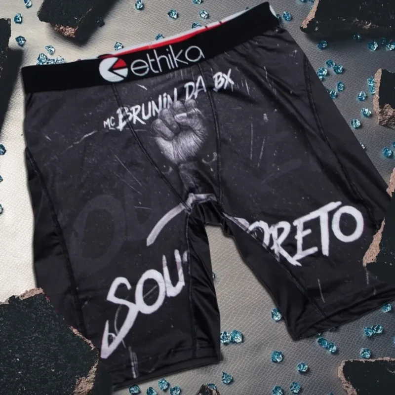 1Pcs Men Underwear Boxers Breathable Mesh Crotch Man Underpants Plus Size Mens Panties L-3XL Printed Men's Boxers Briefs 3256809864931744