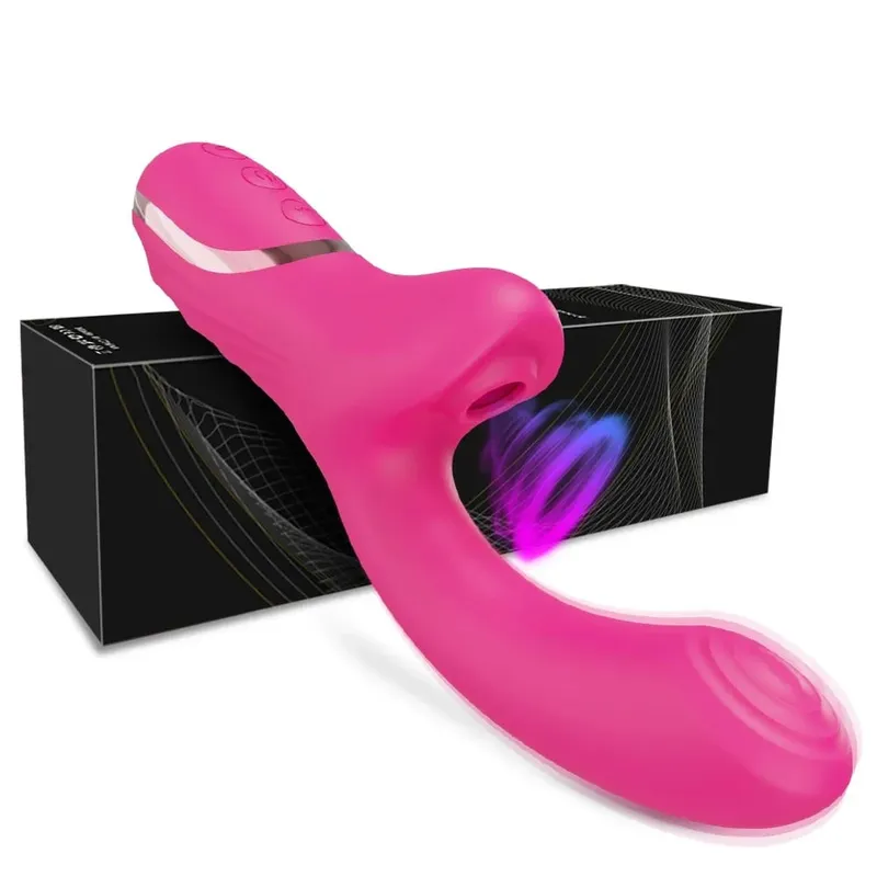 Pengisap Kelentit Faraj Penggetar untuk Wanita G-Spot Kelentit Puting Perangsang Melancap Wanita Barangan Dewasa Mainan Seks untuk Wanita 18+