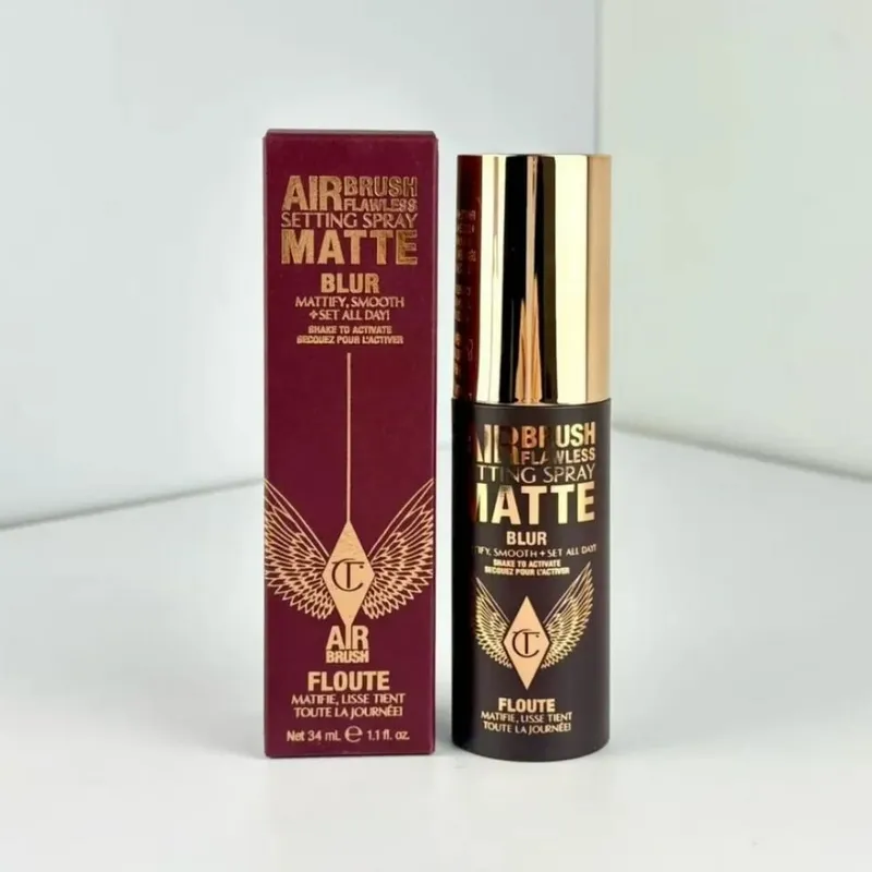 Charlotte Tilbury 100ml 34ml Setting Spray 2PC Set Matte Setting Pressed Powder Oil Control Face Repair Honey Powder Makeup Gift — image 20