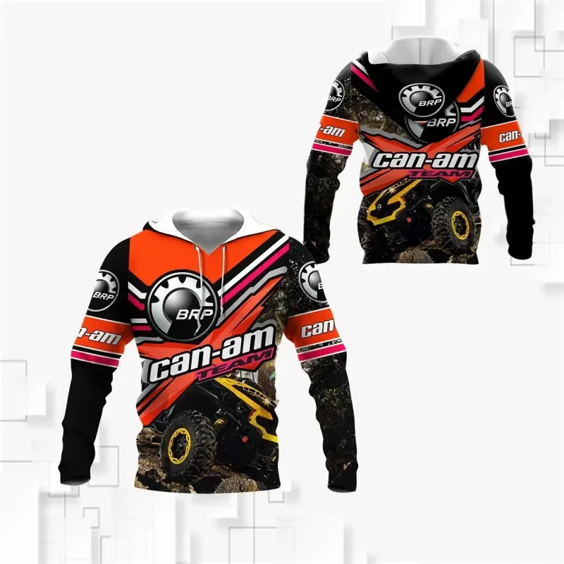 Brp Can-am 3D Print Pullover Newest Off-road Racing Car Unique Men/Women Cozy Harajuku Casual Streetwear Hoodies Sweatshirt Tops — image 6