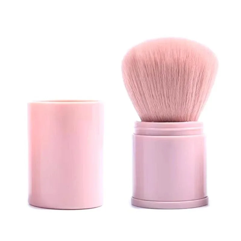 Retractable Kabuki-Makeup Brushes Powder Brush Small Travel Makeup Brushes