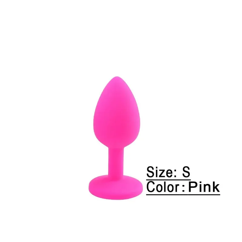 Plugue anal de silicone macio p/m/l, mini plugue erótico para bunda, brinquedo sexual para iniciantes, homens, mulheres, casais gays, estimulador de próstata, brinquedo de sexo anal