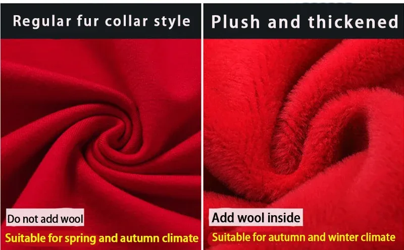 Hoodie custom printing LOGO wool circle plus plush thickened work clothes DIY class service team clothing printed word coat — image 5