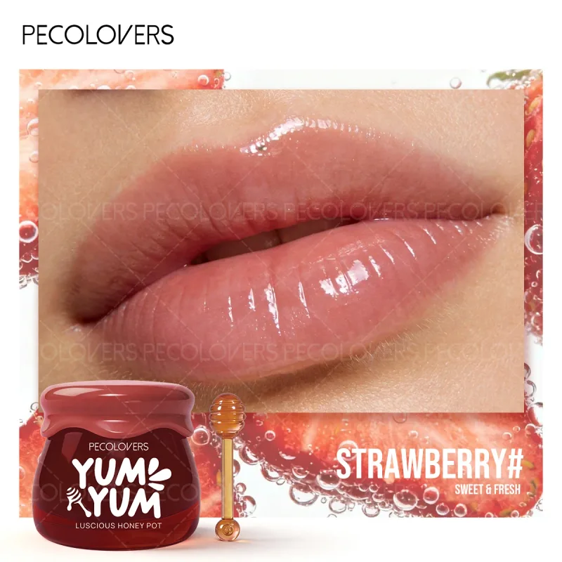 1PC Fruit Honey Pot Lipstick Can Moisturize Lips for A Long Time and Can Be Applied Repeatedly To Nourish Lips and Make Up Lips — image 9