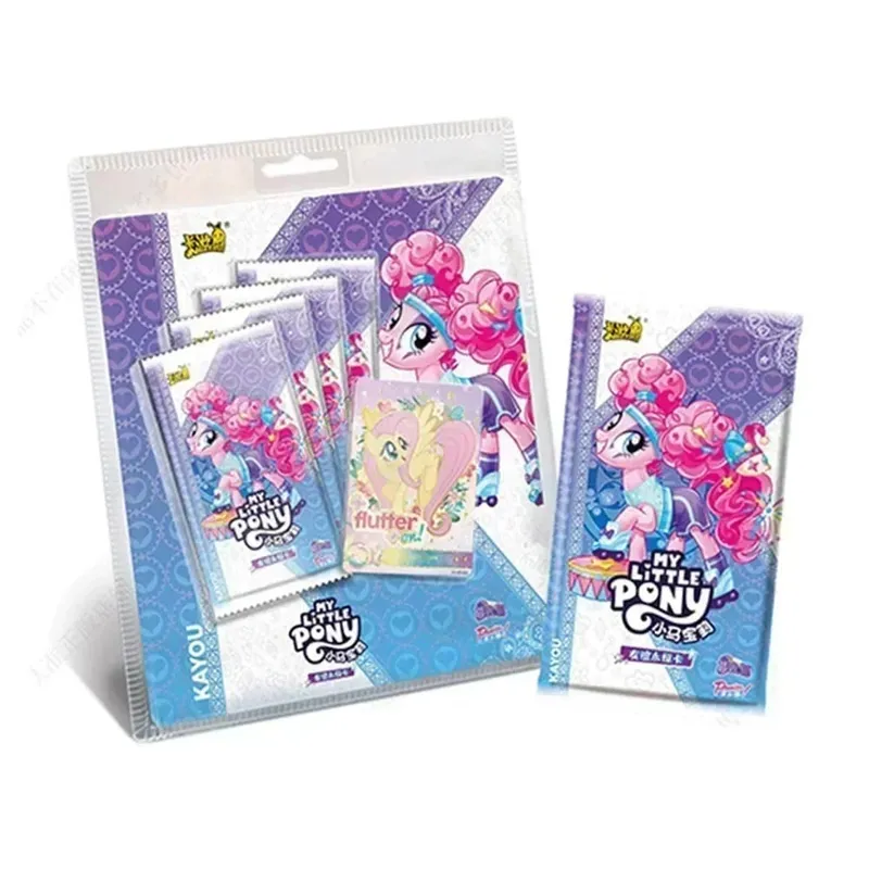 Genuine My Little Pony Card Friendship Eternal Card Radiant Moon Pack Gilded Flash Cards Anime Collection Card Toys Gift