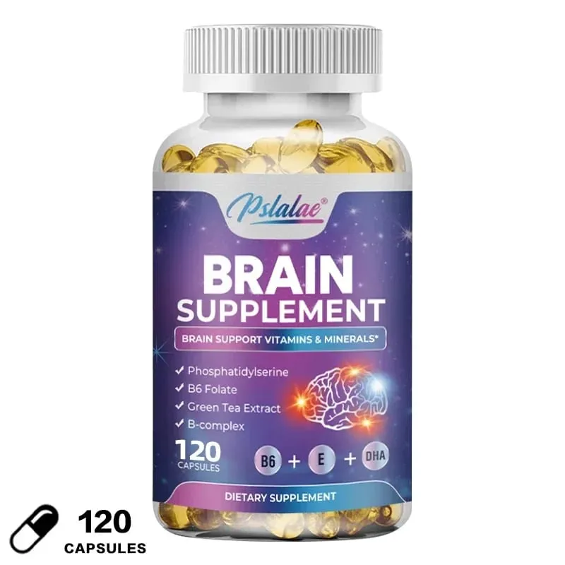 Brain Supplement - Contains B Vitamins To Support Brain Health Improve Cognitive Function and Enhance Memory and Concentration