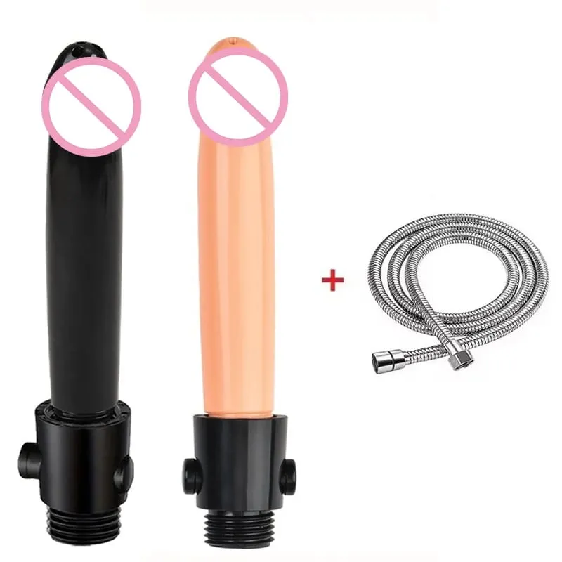 Douche Enema Shower Cleaning Set Anal Plug Dildo Beads Anal Enema Cleaning Butt Plug Gay Sex Toy For Man