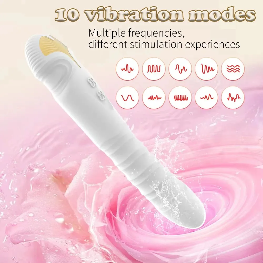 情趣玩具震動器10頻可彎曲陰道刺激器情侶互動女用自慰器USB充電