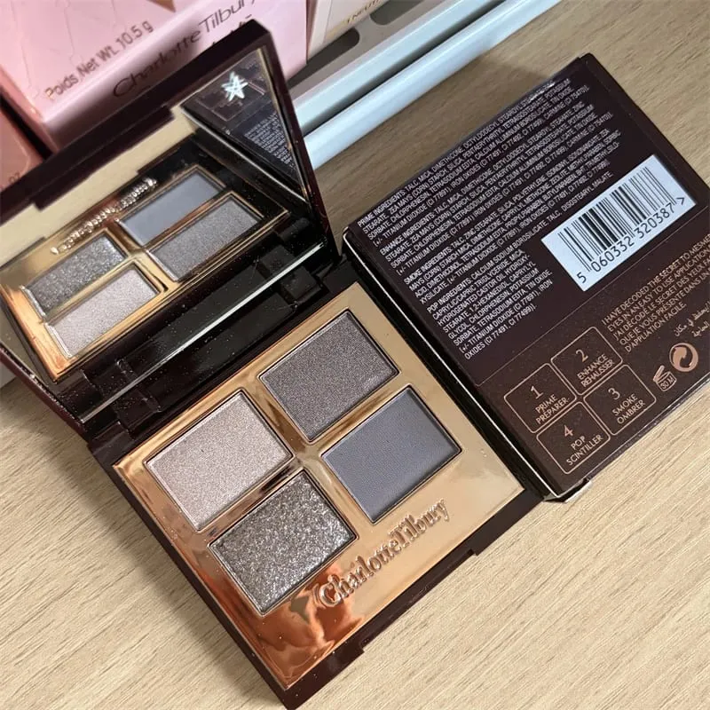 Bestseller CT Makeup Sæt Fire Farve Øjenskygge Palette Mat Setting Powder Ansigts Concealer Effekt High-end læbestift kosmetik — image 12
