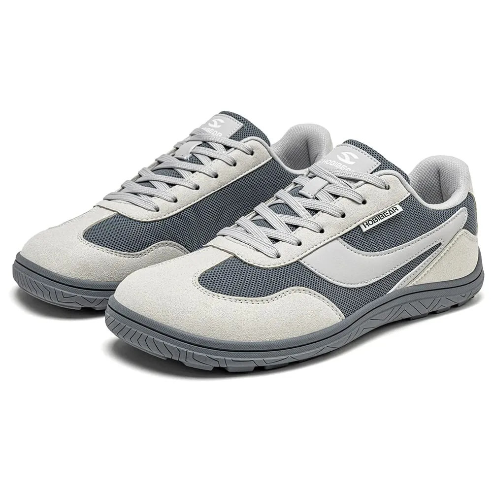Wide Barefoot Shoes Womens Mens Zero Drop Minimalist Sneakers Artificial Leather Mesh Retro Walking Shoes