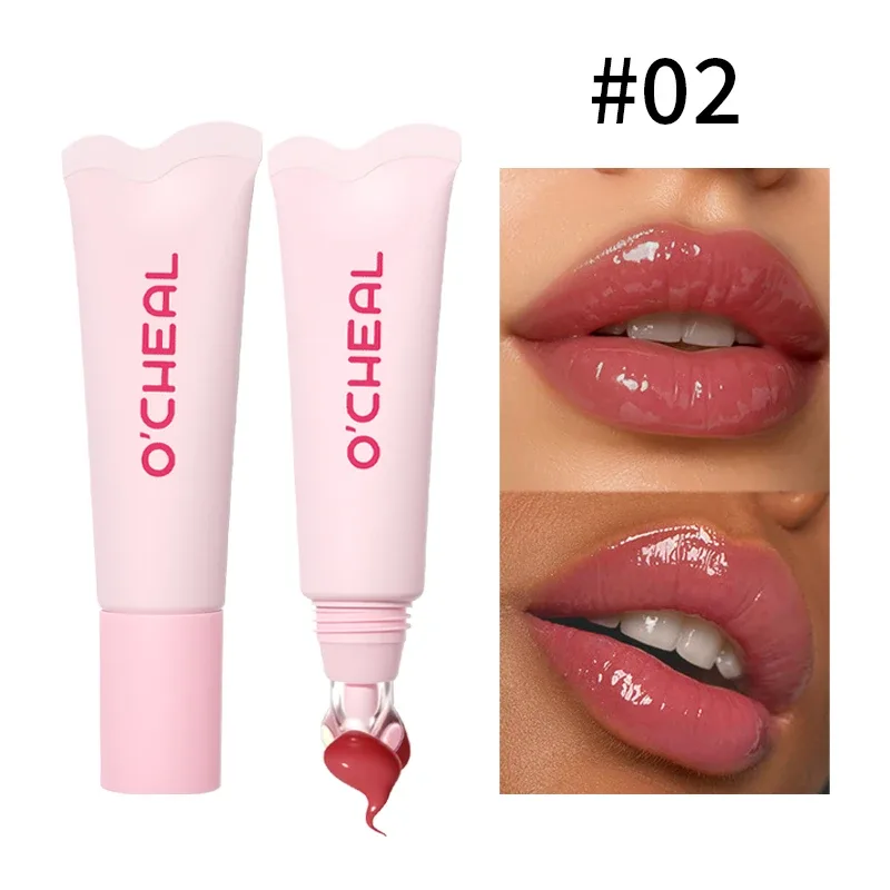Crystal Glaze Lip Gloss Moisturizing Plumping Lip Oil Shiny Hydrating Lip Care Tinted Lip Balm Daily Lip Makeup Cosmetics — image 8