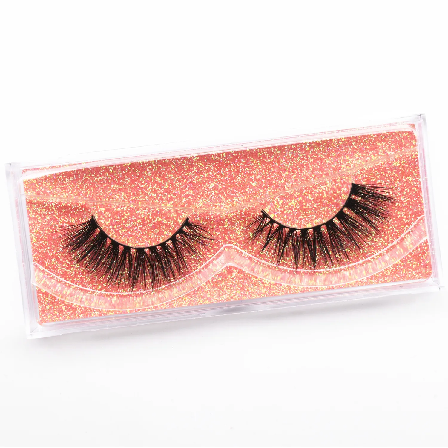 D20 Real Mink Lashes Eyelashes Extension Natural Long Winged Volume Eye Lashes Handmade Mink Fake Eyelash Makeup Lash — image 3