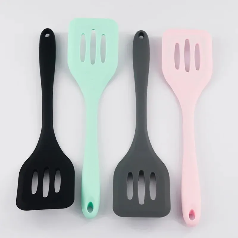 Egg Fish Frying Pan Scoop Silicone Turners Cooking Utensils Spatula Fried Shovel Gadgets Kitchen Tools Cooking Accessories