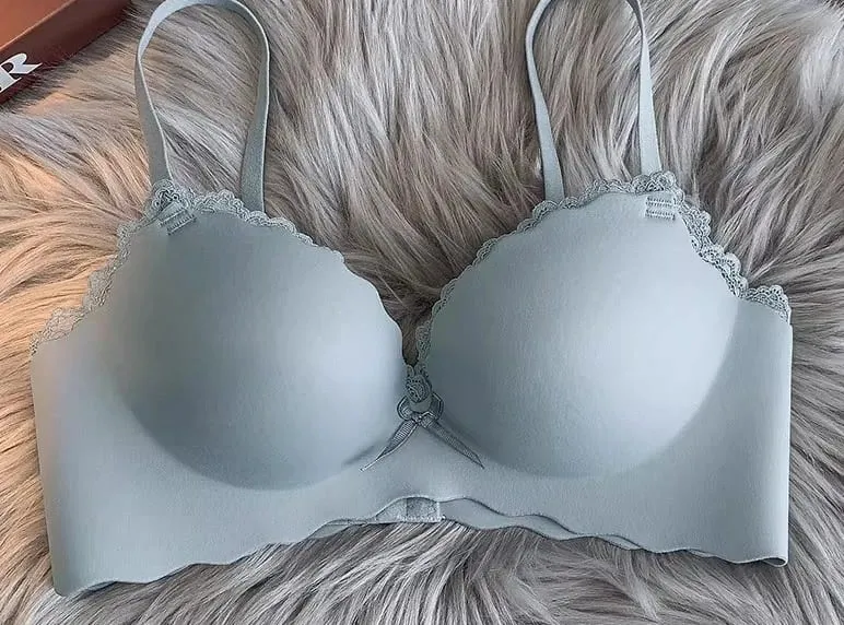 Hot Selling Ladies Push Up Bra Set Seamless Wireless Support Anti-Sagging Comfort Lingerie Set S-XL Young Women Daily Soft Wear