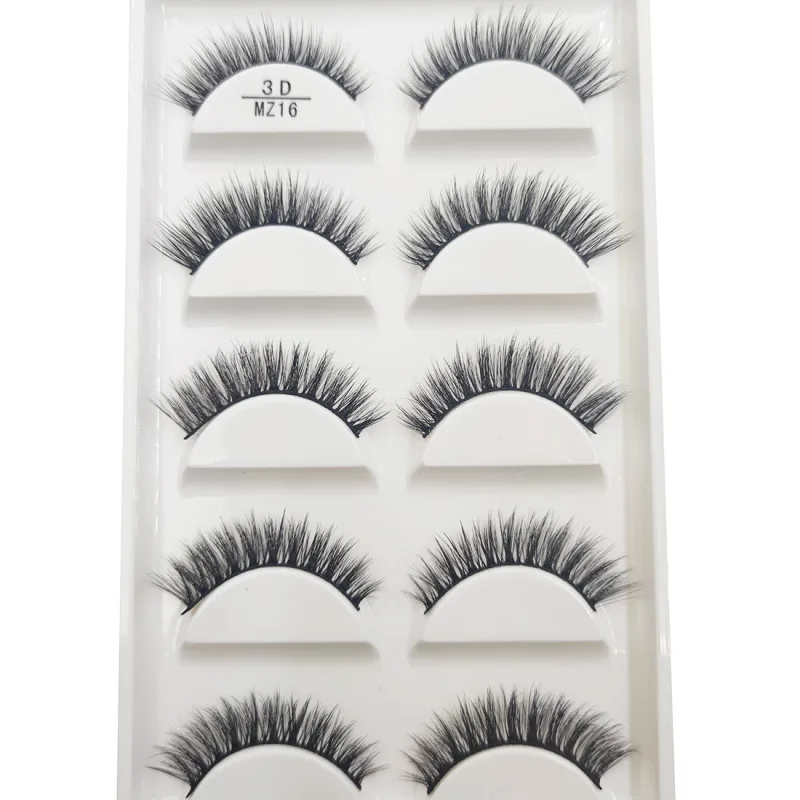 New 28 Style 5 Pairs Natural Mink False Eyelashes Makeup Eyelash Extension Fake Eye Lashes Faux Cils Make Up Beauty Cilios — image 22