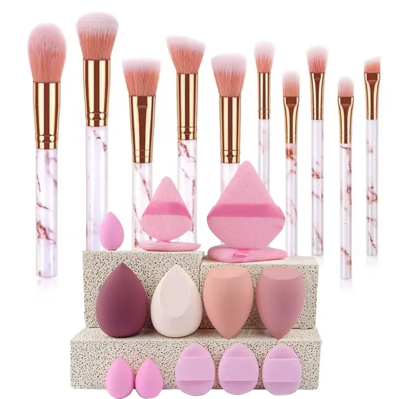 10pcs Set Makeup Brushes Tool Set Cosmetic Powder Eye Shadow Foundation Blush Blending Beauty Maquiagem Beauty Kit for Party — image 28
