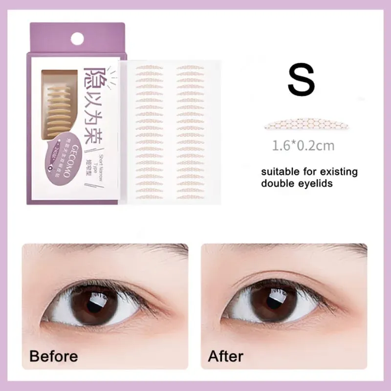 960PCS Invisible Double Eyelid Tape Sticker Long Lasting Double-Fold Self-Adhesive Paste Clear Beige Big Eye Tools — image 8