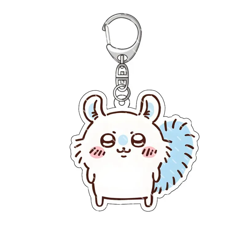 yiji Pendant Anime Comic Acrylic Peripheral Keychain Hachiware Usagi Cute Pendant Bag Hanging Decoration Decoration