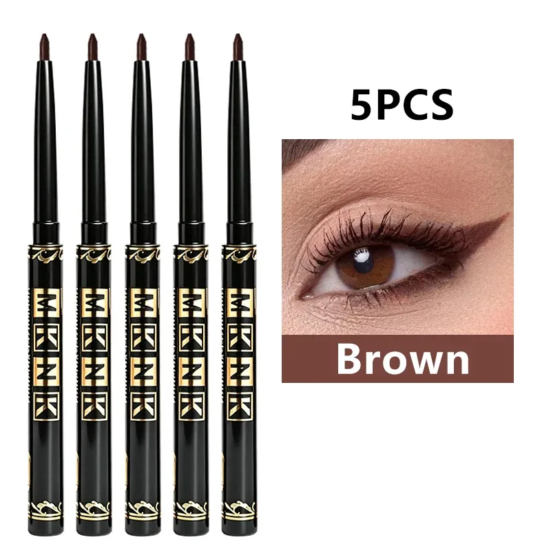 Black Brown Eyeliner Pencils Waterproof Sweatproof & Smudge-Proof with Easy Twist Application Eye Liner Pen for Bold Eye Makeup — image 13