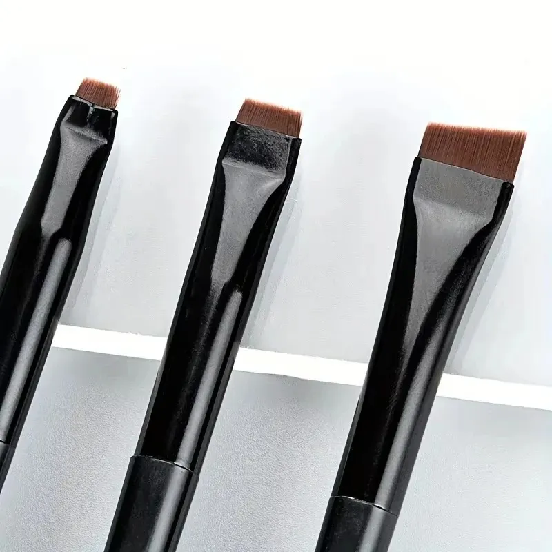 3Pcs/set Blade Eyeliner Brushes Eyebrow Brush Portable Flat Fine Eye Liner Brow Contour Makeup Brush Make Up Tool Wholesale