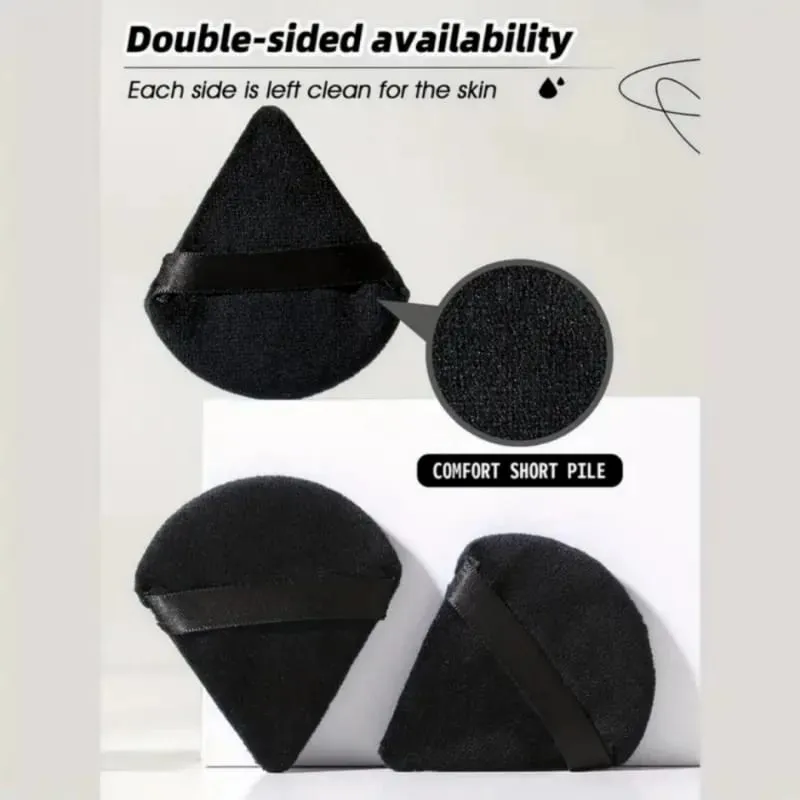 19pcs makeup tool set including 13pcs soft makeup brushes 3 triangular powder puffs and 3 droplet shaped beauty eggs — image 5