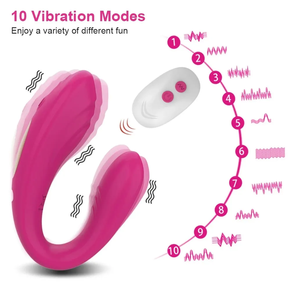 Remote Control U Type Vibrator for Women Clitoris Stimulate G-Spot Vagina Massage Female Masturbation Sex Toys for Couple