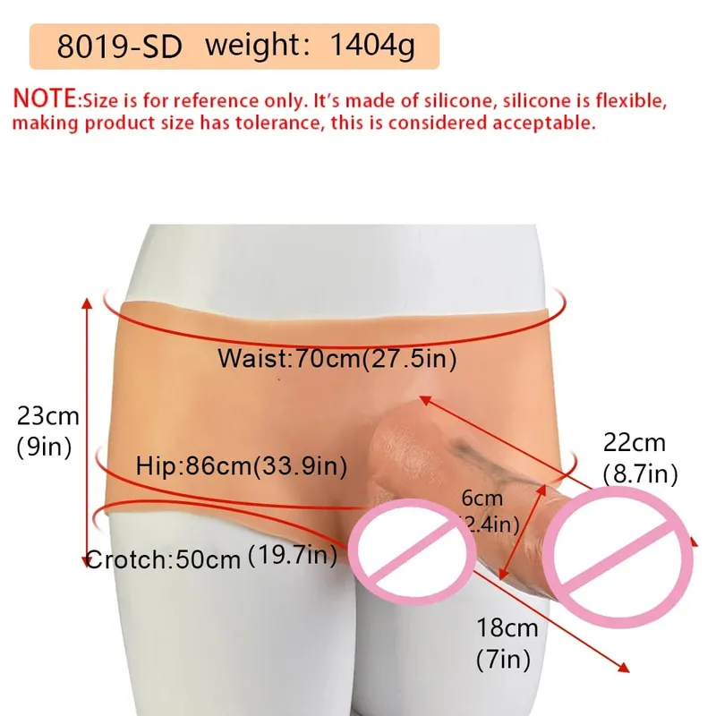 Silikonový pásek Živé dildo Kalhoty Nositelné Pevné Sexuální hračky s velkým penisem Pro ženy Lesbický pár Sex — image 9