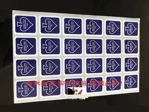 3 Sheets Original Bicycle Playing Card Case Seal Sticker Magic Trick 24 On 1 Sheet 3 Colors Magia Magie Magicians Accessory — image 8