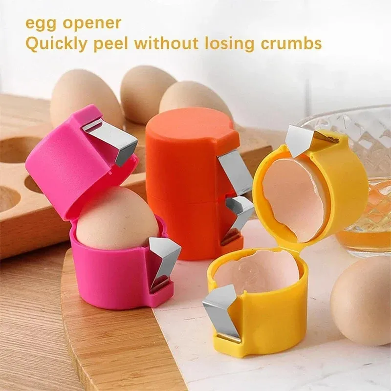 Stainless Steel Eggshell Separator Convenient Opening Eggshells Egg Peeler Kitchen And Home Use Auxiliary Tool For Peeling