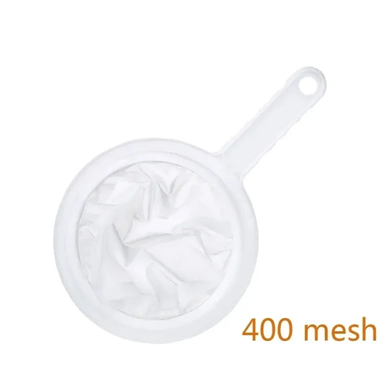 120 200 400 Mesh Kitchen Ultra-Fine Nylon Mesh Strainer Plastic Sieve Filter Spoon For Soy Milk Coffee Milk Yogurt Juice — image 11